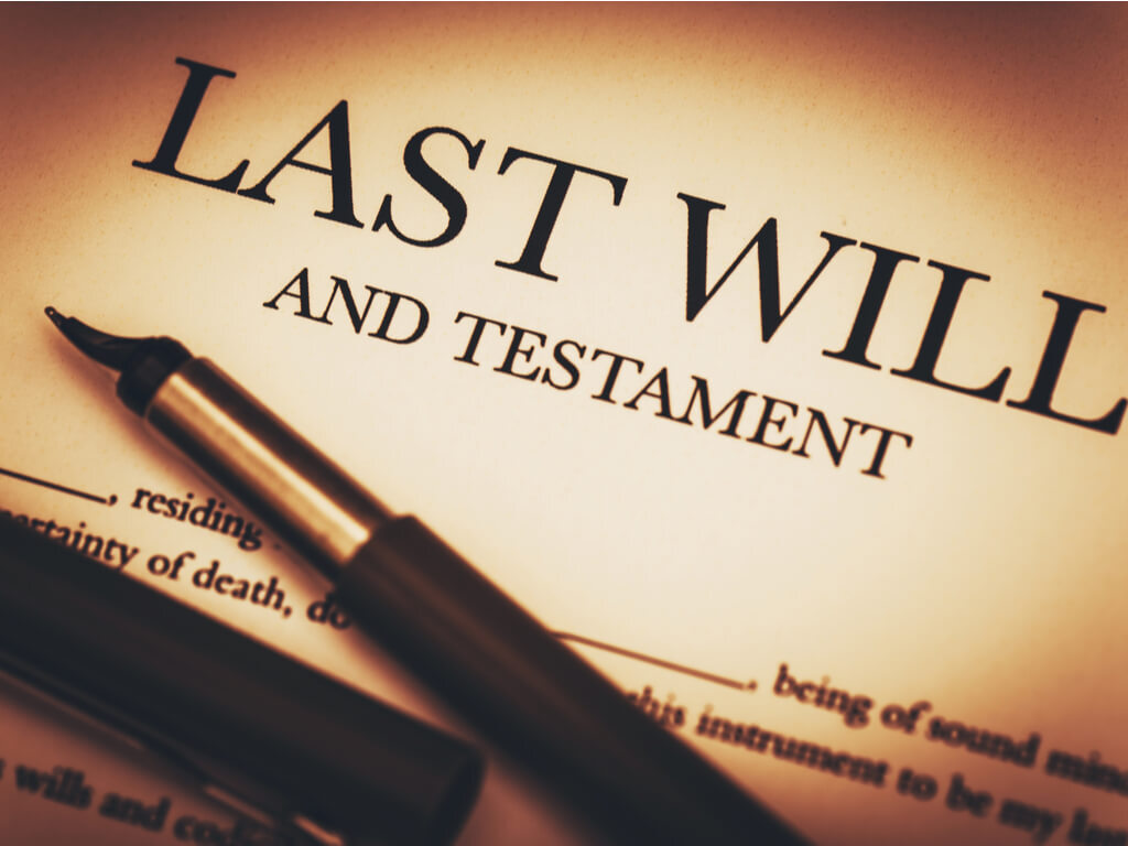 a document with the title last will and testament